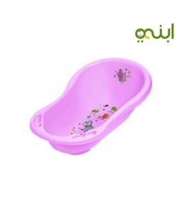 Keeeper Carrycot Maria Hippo Kids Bath Tub with Plugs, Purple