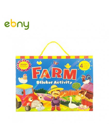 Farm Carry Case Activity Pack more than 300  stickers