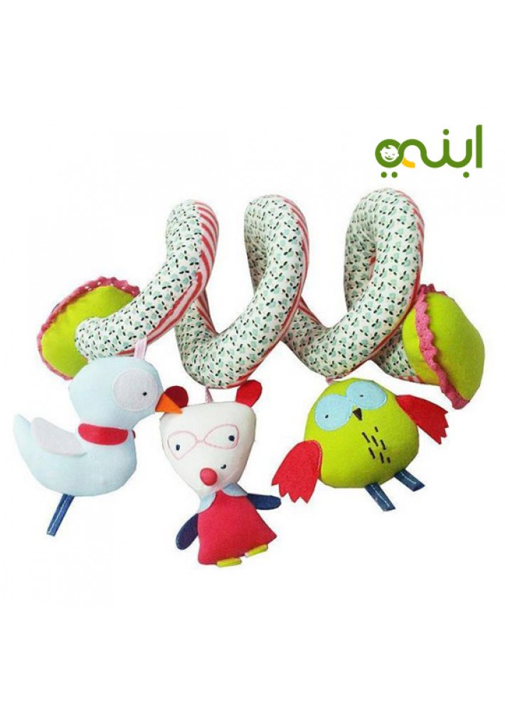 baby car seat spiral toy